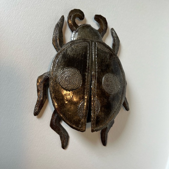 Haitian Recycled Steel Drum Ladybug - Picture 4 of 6